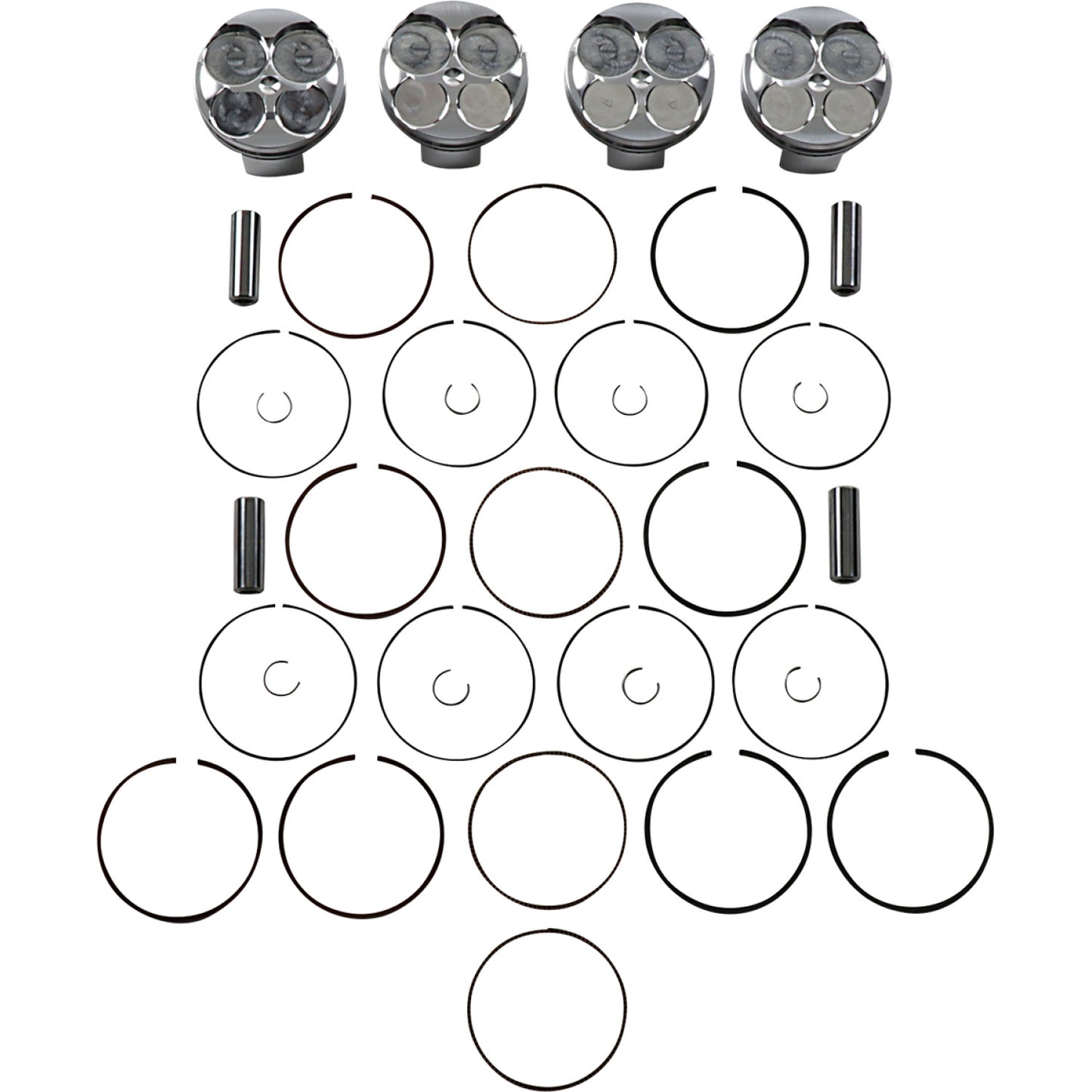 JE Pistons Piston Kit 308645 | JE Pistons | Piston & Ring Kits