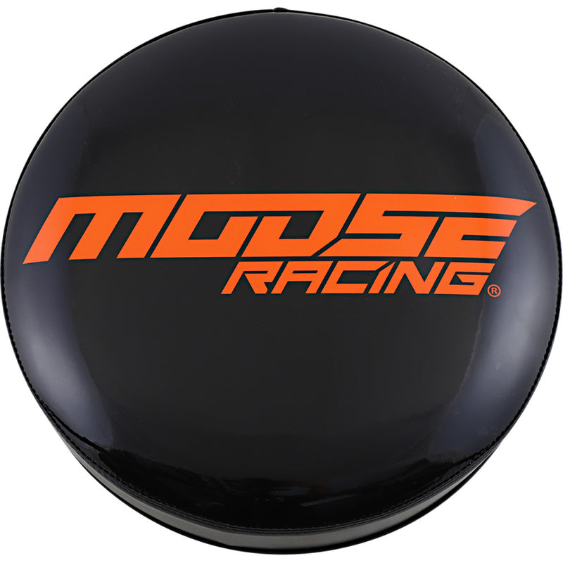 MOOSE OFFROAD Bar Stool Seat - Moose Racing - Black/Orange X80-6020MR-A