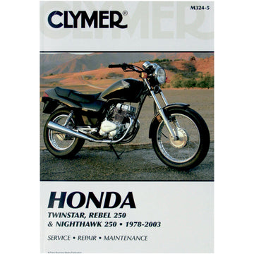 CLYMER Manual - Honda - Twinstar / Rebel / Nighthawk CM3245