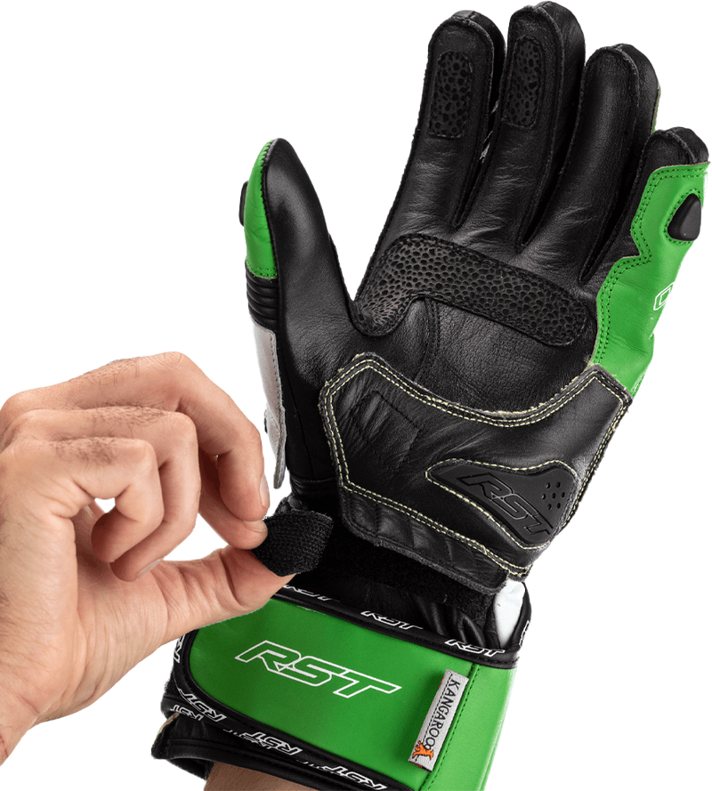 RST Tractech Evo 4 CE Glove - Neon Green/Black Sz - S