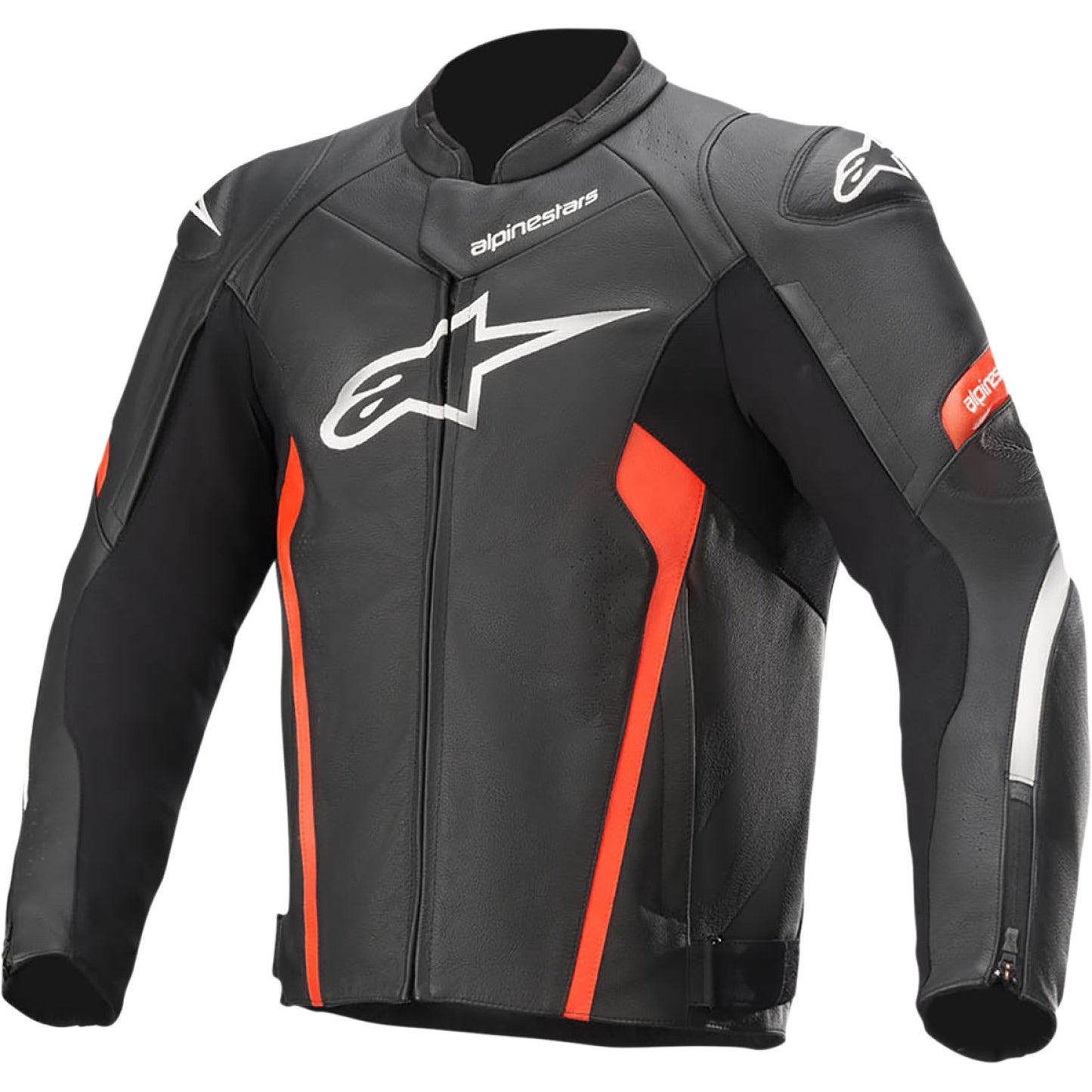 ALPINESTARS Faster v2 Leather Jacket - Black/Red - US 42 / EU 52 3103521-1030-52