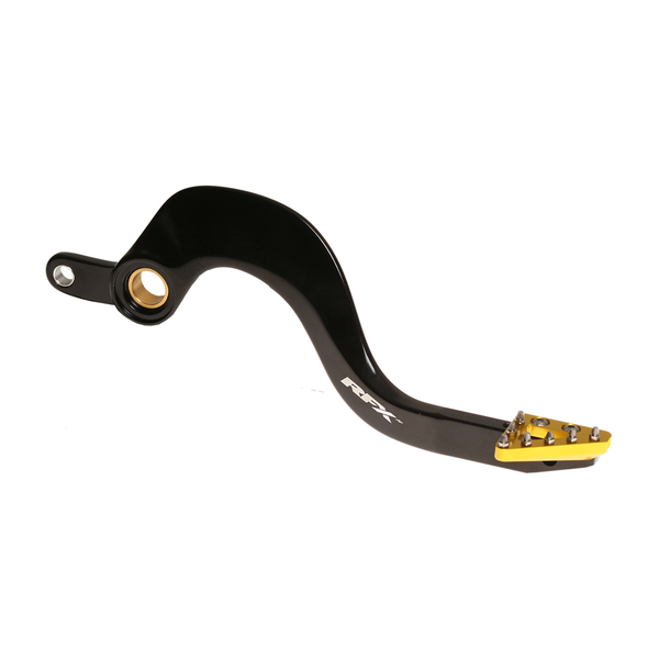 RFX Rear Brake Pedal Hard Ano Yellow Solid Tip Suz FXRB 30201 99YL