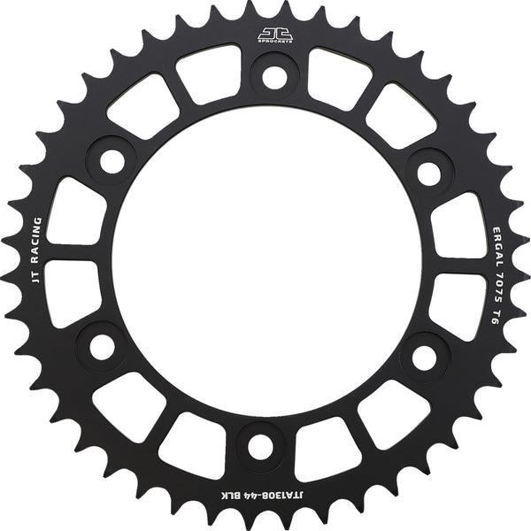 JT Sprockets Rear Sprocket - Honda - Black - 44 Tooth JTA1308.44BLK