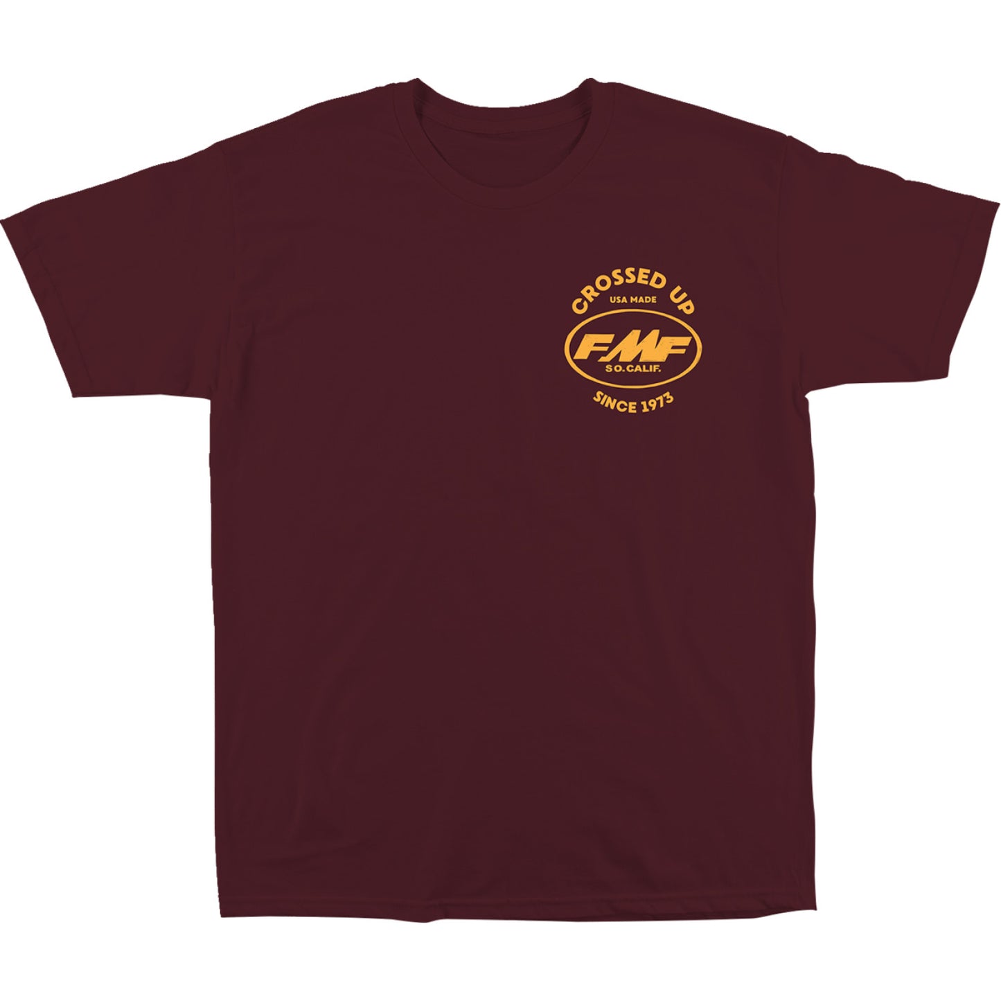 FMF Crossed Up T-Shirt - Maroon - Small SP24118901MRNSM