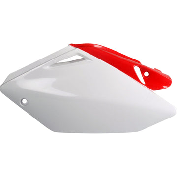 POLISPORT Side Panels - OEM White/Red - CRF250R 8601800001 by Polisport