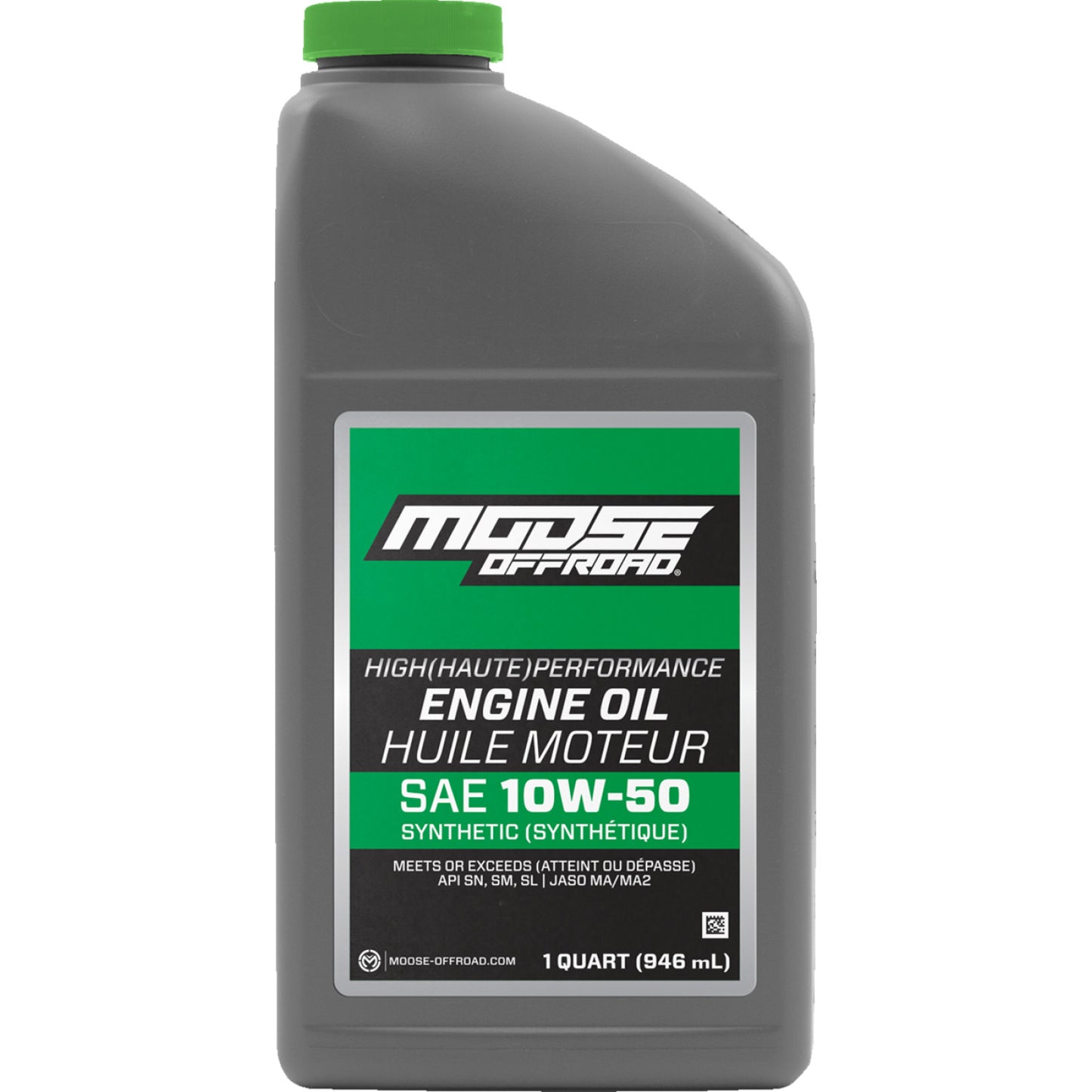 Moose Offroad Synthetic Engine Oil - 10W50 - 1 US quart 219381 | 4 Stroke Engine Oils