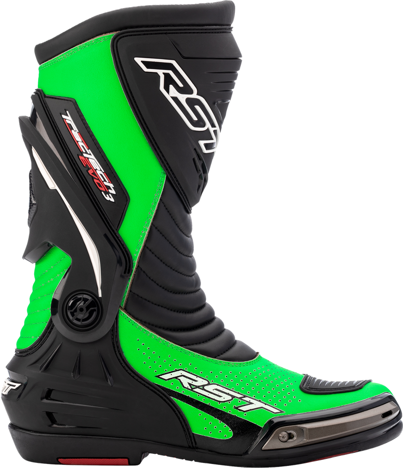 RST Tractech Evo III Sport CE Boot - Neon Green/Black - US 8