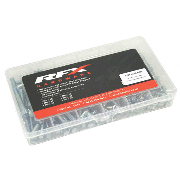 RFX M6 Flange Head Bolt Box 12/16/20/25/30/35mm FXBK M6-00 55SV