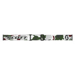 Fury Goggle Dark Green/White Camo W/Silver Chrome Works