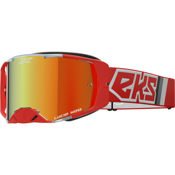 EKS Lucid Goggle Race Red Red Mirror