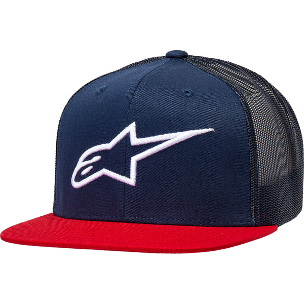 Alpinestars Corp Trucker Hat - Navy/Red - One Size 1025810037030OS