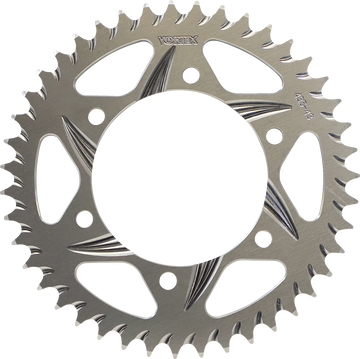 Vortex Aluminum Sprocket - Silver - Rear - 43 Tooth 435-43