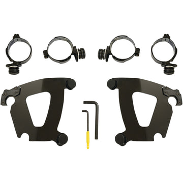 Memphis Shades Road Warrior Mounting Kit - Black - FXFB MEB2050