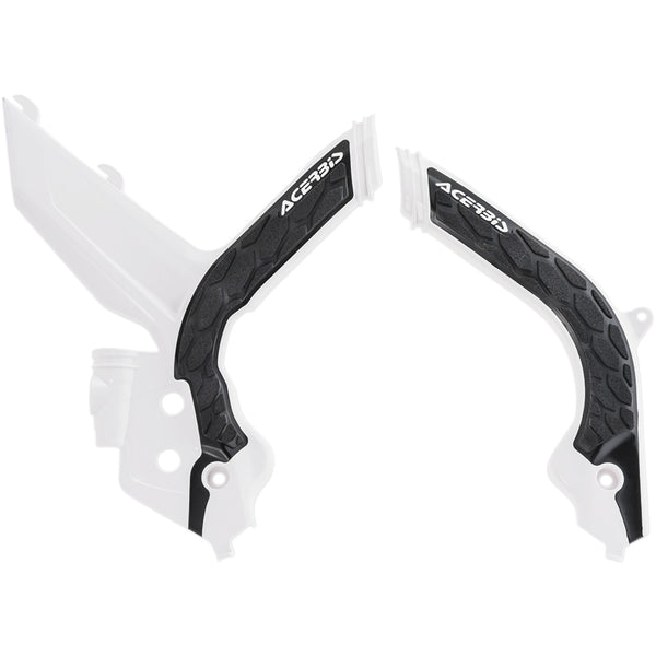 Acerbis X-Grip Frame Guards - White/Black - KTM 2783151035