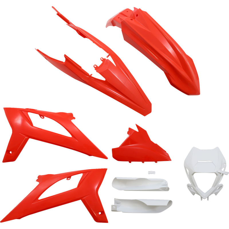 Acerbis Full Replacement Body Kit - OEM Red/ White 2936267118