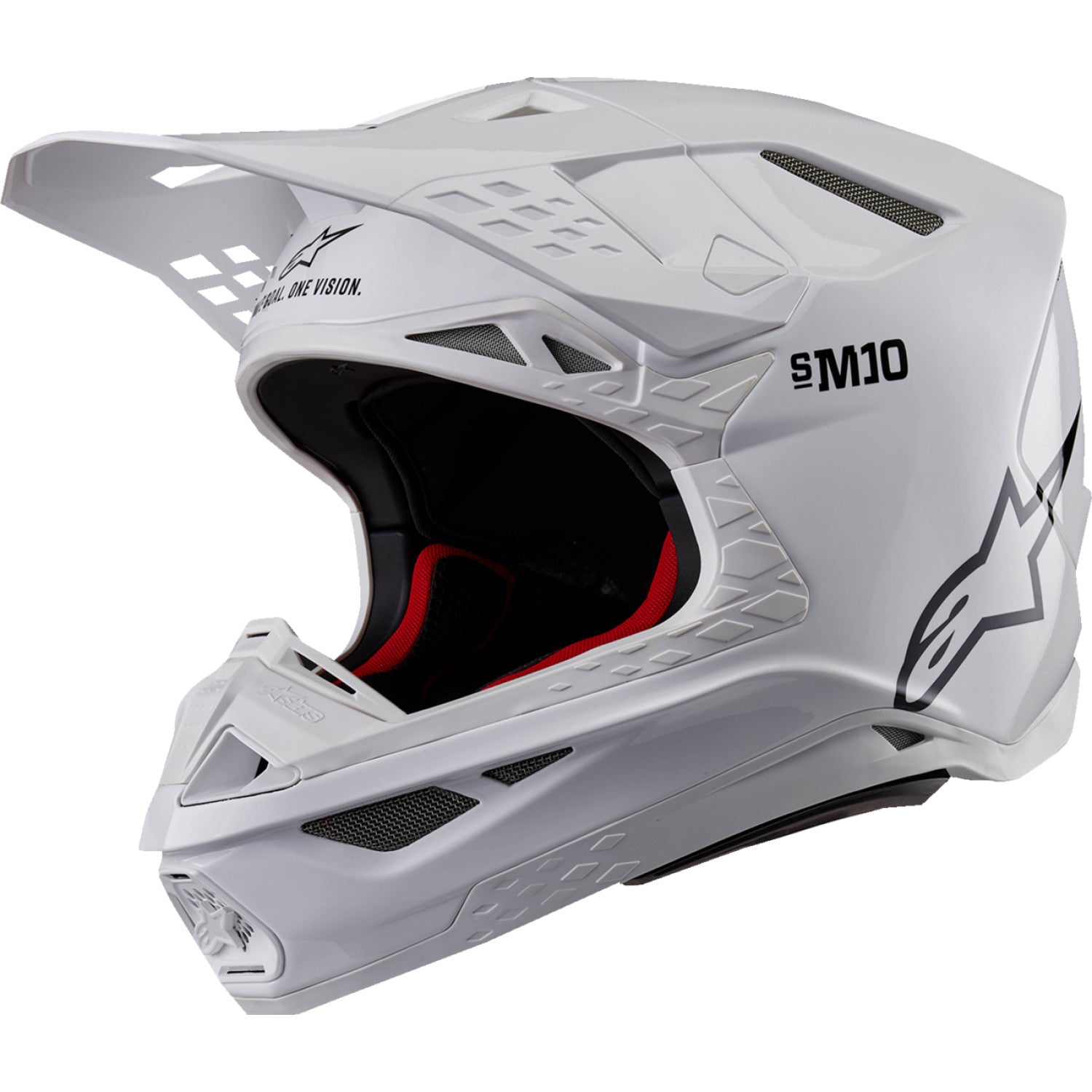 ALPINESTARS Supertech M10 Helmet - Solid - MIPS? - Gloss White - XS 8300323-2180-XS