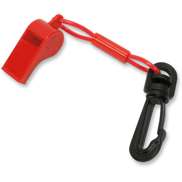 ATLANTIS Whistle with Clip - Red A2701C
