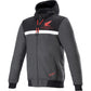 ALPINESTARS Honda Chrome Street Hoodie - Black/Gray/Red - 4XL 4201323-1908-4X