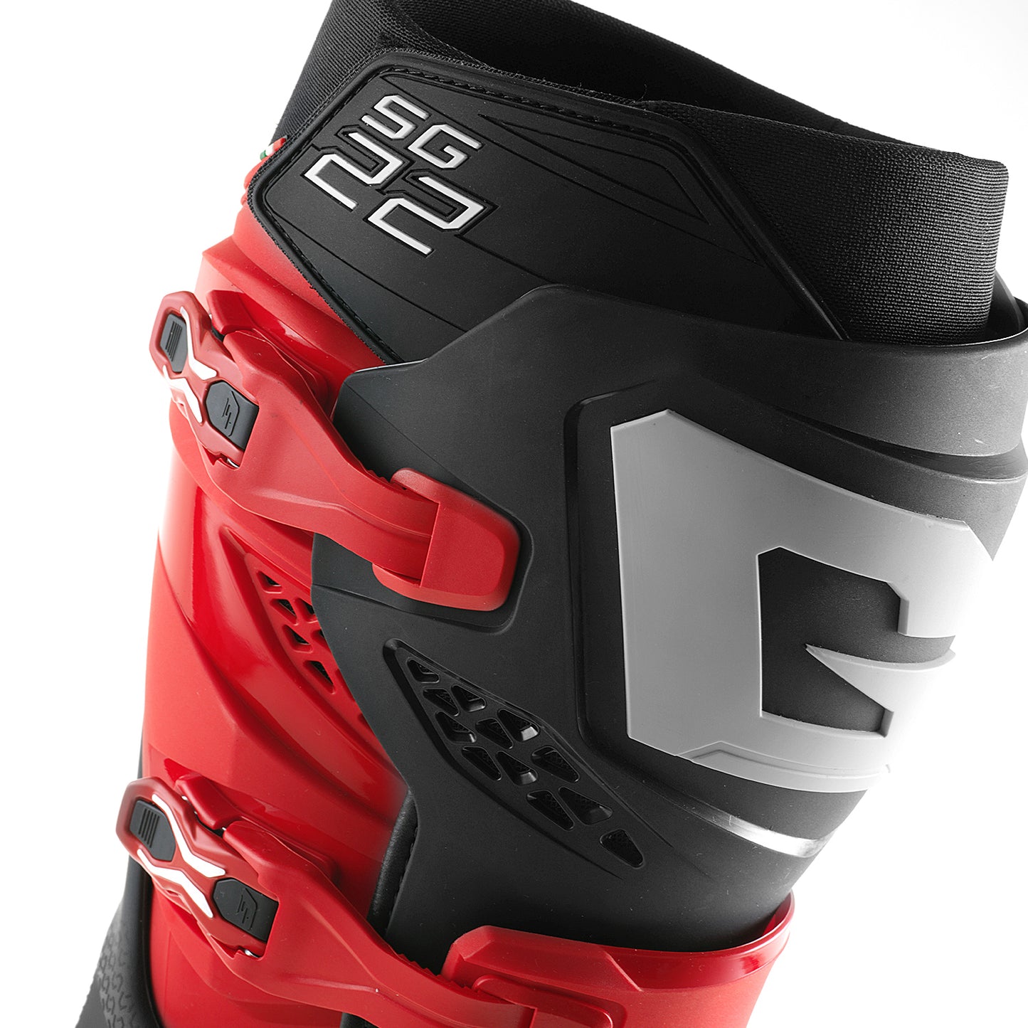 Sg22 Gore Tex Enduro Le Boots Red/Black/Grey Sz 9
