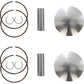 WOSSNER Piston Kit - 69.37 mm - Ski Doo | Lynx K7045DA-2