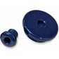 WORKS CONNECTION Engine Timing Plug - Blue - Yamaha 24-590