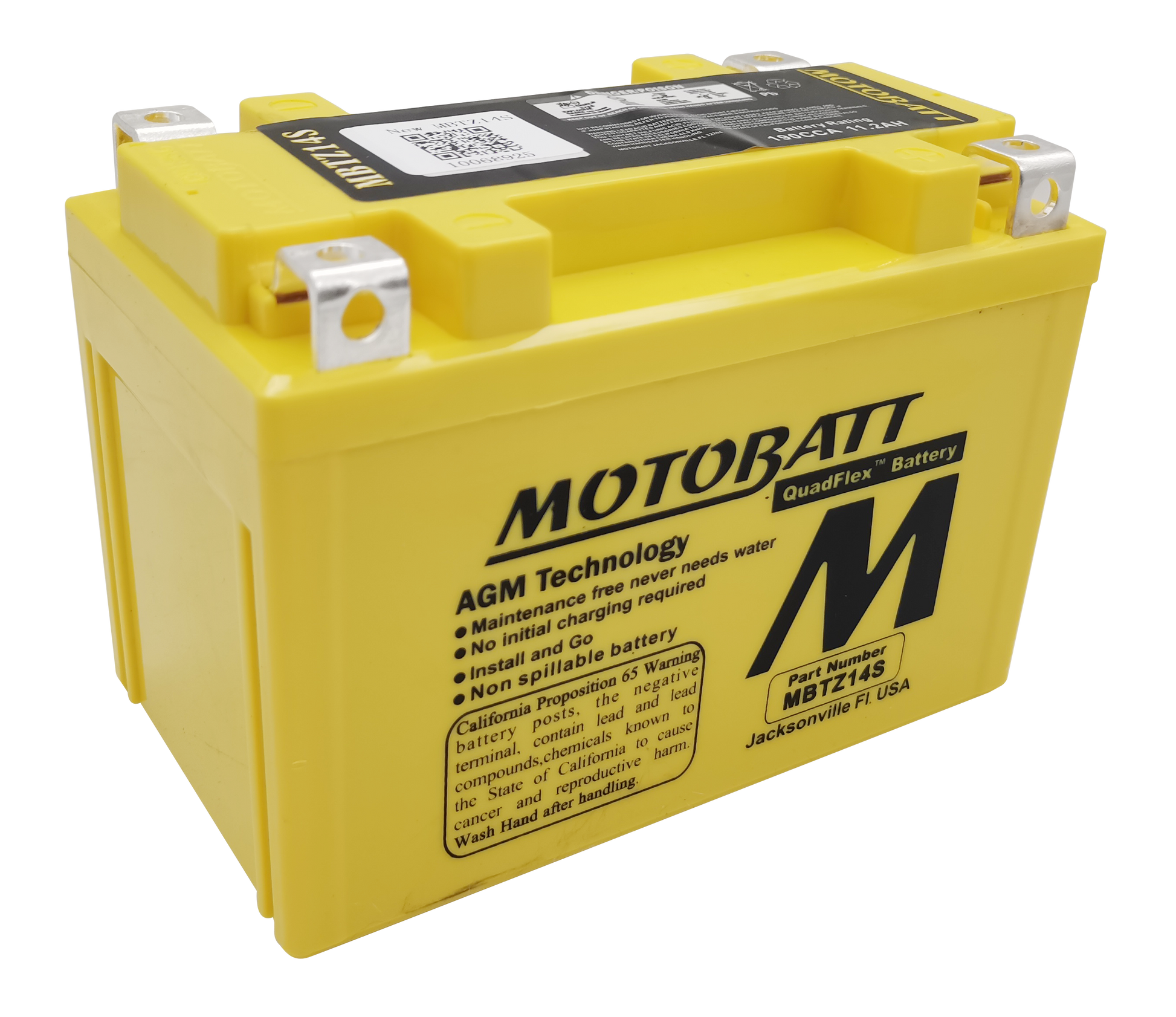 Battery Mbtz14s Sealed Factory Activated