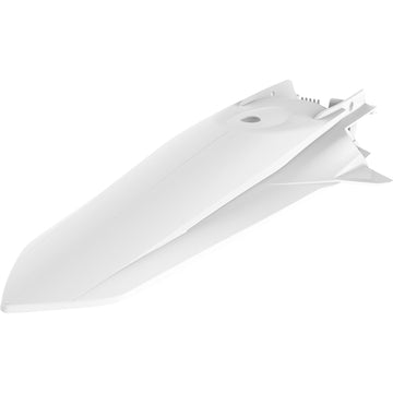 POLISPORT Fender - Rear - White - EXC/EXC-F | XC-W/XCF-W 8557000002 by Polisport