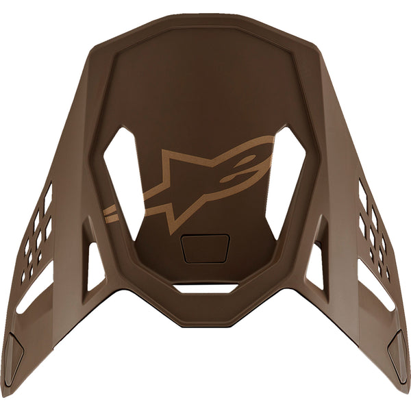 Alpinestars Supertech M10 Visor - Squad - Dark Brown/Gold 8982723-839