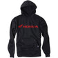 FACTORY EFFEX Honda Horizontal Pullover Hoodie - Black - Medium 15-88370