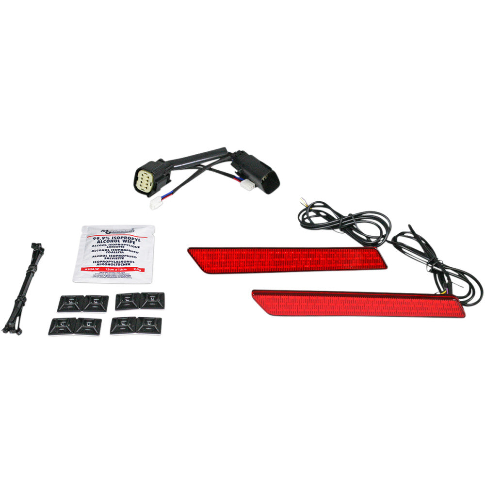 Custom Dynamics Saddlebag Latch Lights - SS8 - Red CD-LATCH-SS8-R