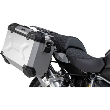 SW-Motech TRAX ADV Aluminum Case System - Silver - BMW R 1200/1250 GS '12-'24 KFT.07.664.70001/S | Luggage Group