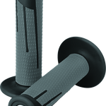 ProTaper Full Diamond Clamp-On Grips - Black/Dark Gray