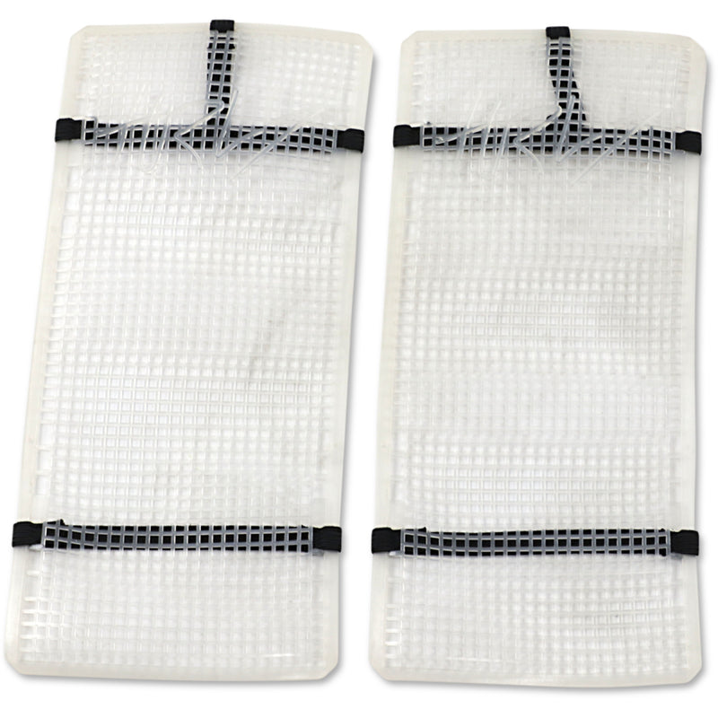 Moose Racing Mud Radiator Cover - White - Husqvarna HPRMUDHUS3504TM