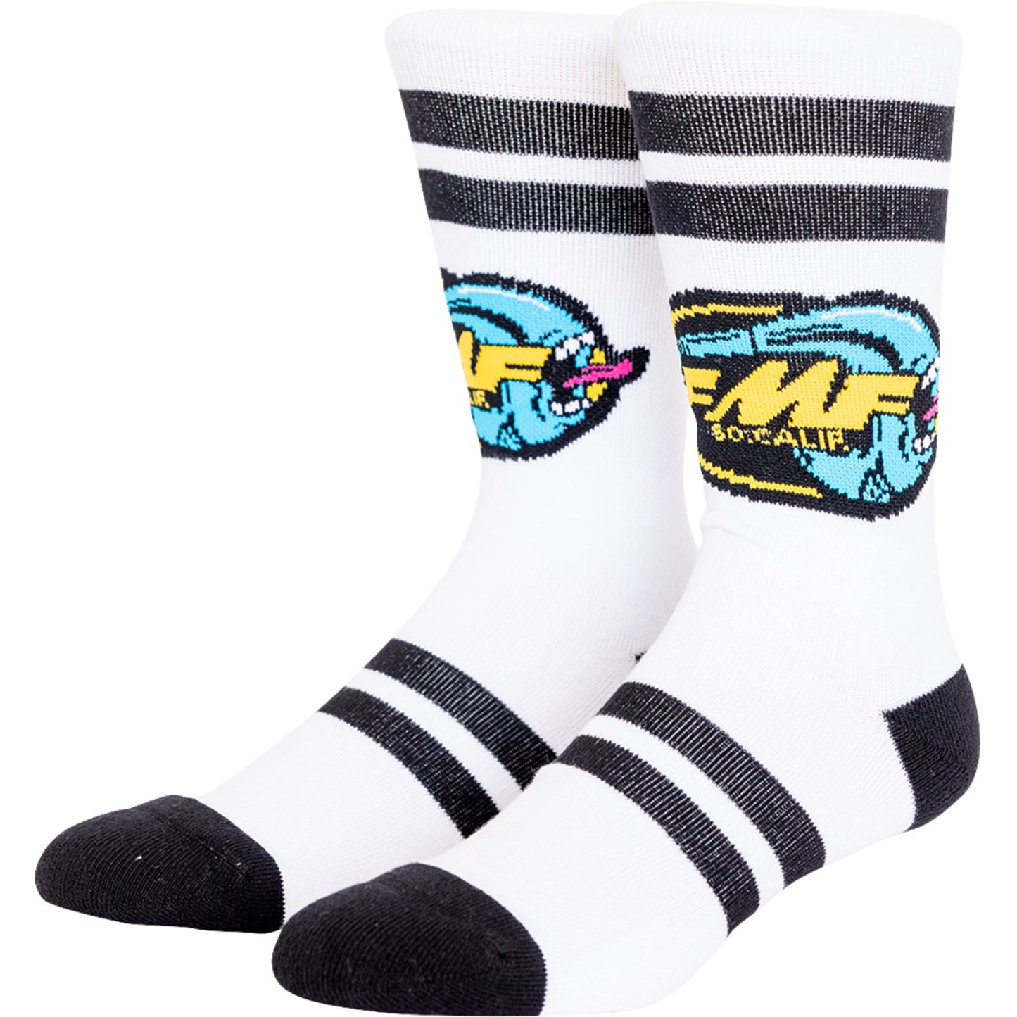 FMF FMF Screaming White Socks - White - One Size FA24194905WHT