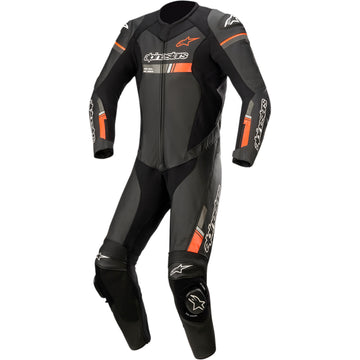 ALPINESTARS GP Force Chaser 1-Piece Leather Suit - Black/Red Fluorescent - US 40 / EU 50 3150321-1030-50