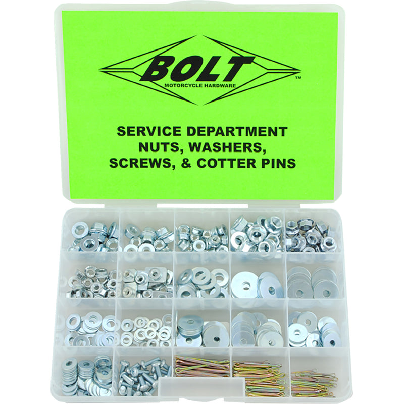 BOLT Assortment - Miscellaneous Parts - 410-Piece SVCNWSC