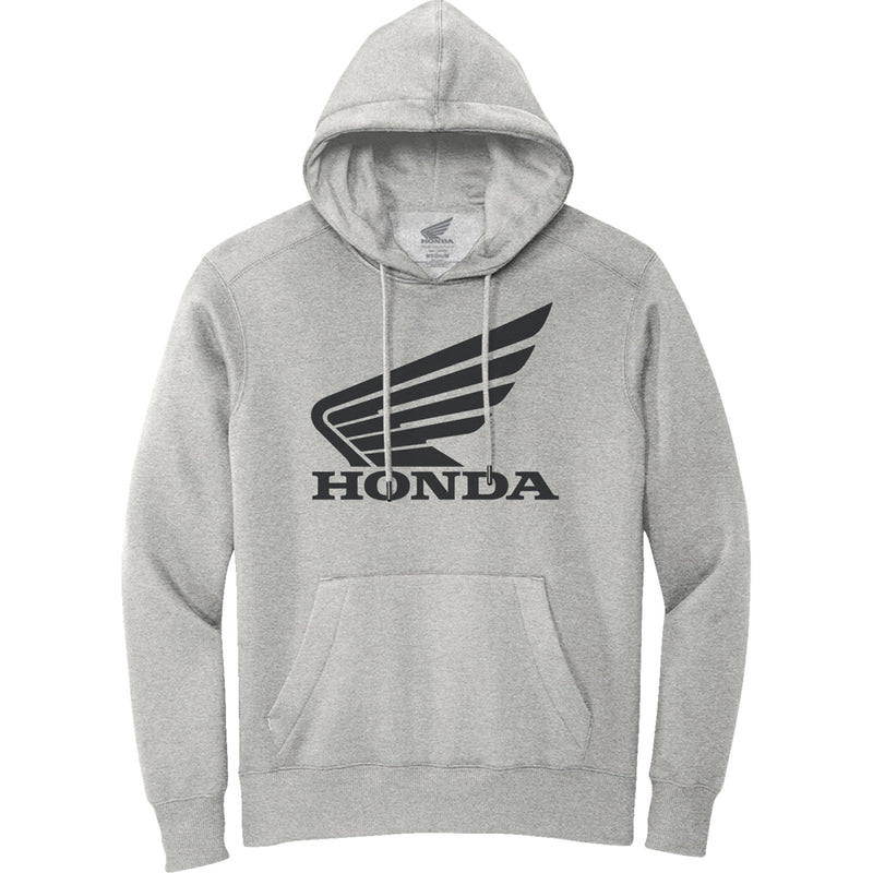 Honda Apparel Honda Wing Hoodie - Gray/Black - Small NP21S-S3028-S | Sweats Mens