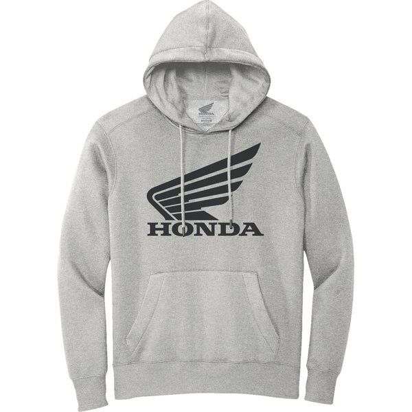 Honda Apparel Honda Wing Hoodie - Gray/Black - Large NP21S-S3028-L