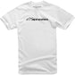 ALPINESTARS Linear Combo T-Shirt - White/Black - Medium 1213720022010M