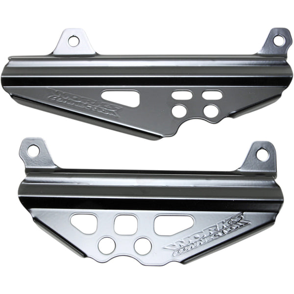 Works Connection Radiator Brace Set - Black - Suzuki 18-B496