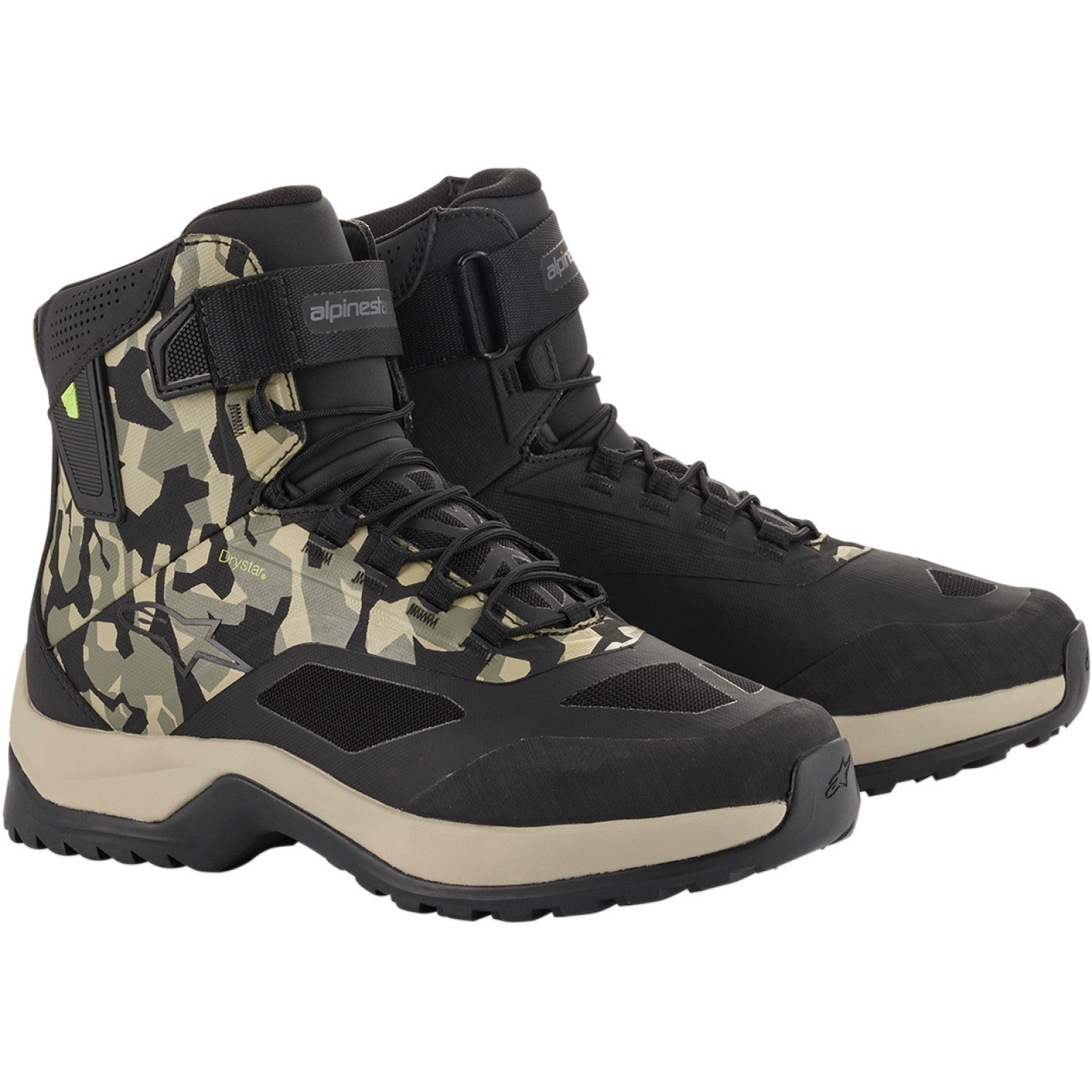 ALPINESTARS CR-6 Drystar? Shoes - Black/Brown/Green - US 9.5 261102016099.5