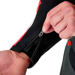 RST Tractech Evo D3O CE Leather Jacket - Black/Fluro Red - M