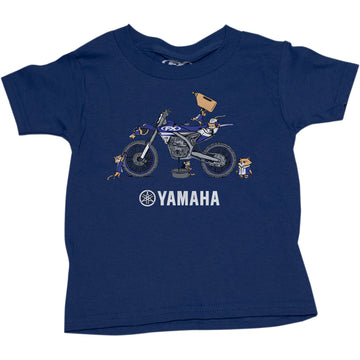 FACTORY EFFEX Toddler Yamaha Pit Crew T-Shirt - Navy - 2T 22-83220