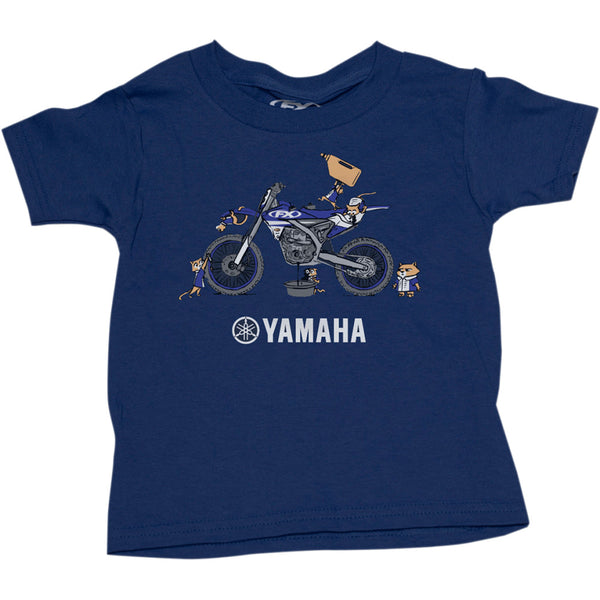 Factory Effex Toddler Yamaha Pit Crew T-Shirt - Navy - 2T 22-83220
