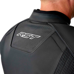 RST S1 D3O Leather CE Jacket - Black/White - S