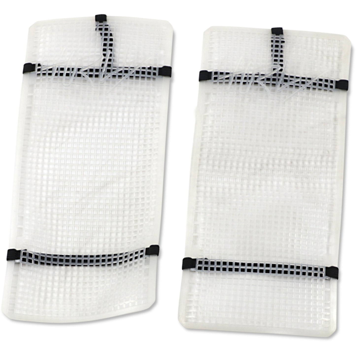 Moose Racing Mud Radiator Cover - White - Husqvarna HPRMUDHUS4504TM