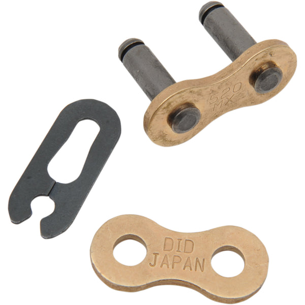 DID 520 MX - Connecting Link - Clip - Gold RJ520MX
