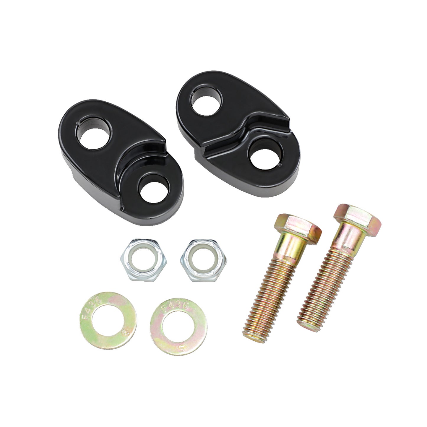 BARON Rear Suspension Lift Kit - Black - Raises 1" BA-7550-00B