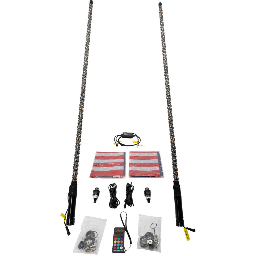 BRITE-LITES Whip Light - Multi-Function - 4' - Pair BL-WPEKIT4