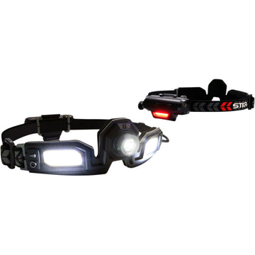 RISK RACING Headlamp - FLEXIT - Pro 6.5 - 650 Lumens - Multi Functional 00387